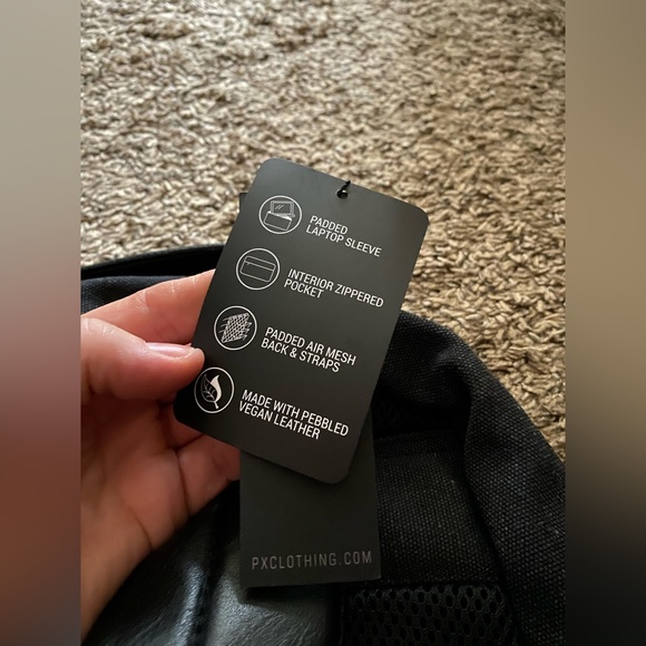 PX Canvas and Leather BackPack - Picture 3 of 7